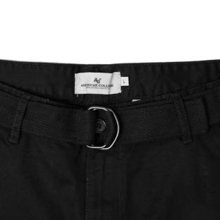 Short Noir Homme American College Chino