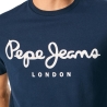 T-shirt Marine Homme Pepe Jeans Original Stretch N