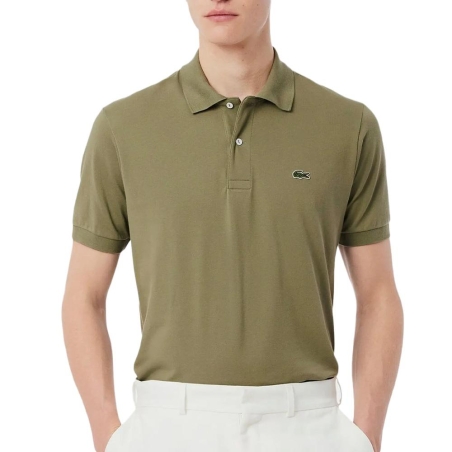 Polo Kaki Homme Lacoste Polo Regular