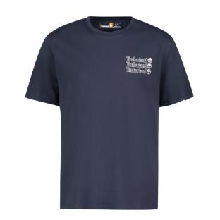 T-Shirt Bleu Homme Timberland Tee 2 Tier3