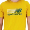T-shirt Jaune Homme New Balance Core
