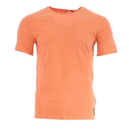 T-shirt Orange Homme Guess Dustin
