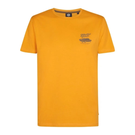 T-Shirt Orange Homme Petrol Industries TSR135
