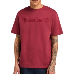 T-Shirt Bordeaux Homme Timberland Sleeve