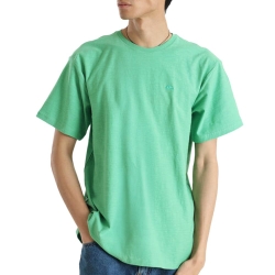 T-Shirt Vert Homme Quiksilver Slub roundneck