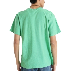 T-Shirt Vert Homme Quiksilver Slub roundneck