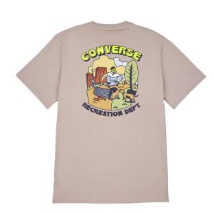 T-shirt Taupe Homme Converse Recreation