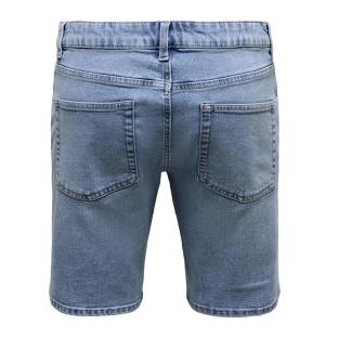 Short en Jean Bleu Droit Homme Only & Sons Weft