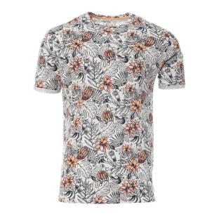 T-shirt Gris/Orange Homme RMS26 Aop