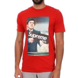 T-shirt Rouge Homme Supreme Grip Film