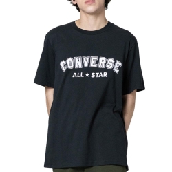 T-shirt Noir Homme Converse Classic