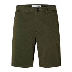 Short Kaki Homme Selected Slim