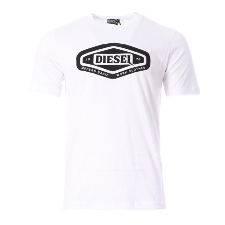 T-Shirt Blanc Homme Diesel RPHAX