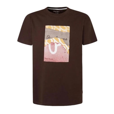 T-shirt Marron Homme Pepe jeans Kenelm