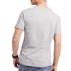 T-shirt Gris Homme Guess Blurry