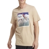 T-shirt Beige Homme Adidas M Landscape
