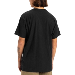T-Shirt Noir Homme Quiksilver Slub roundneck