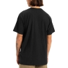 T-Shirt Noir Homme Quiksilver Slub roundneck