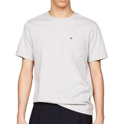 T-shirt Gris Homme Tommy Hilfiger Pocket
