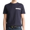 T-shirt Marine Homme Calvin Klein Jeans Chest