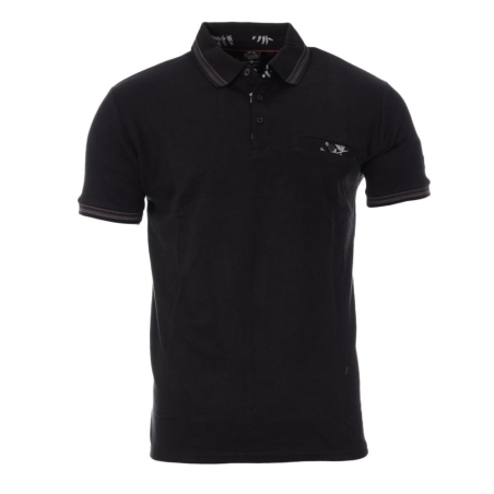 Polo Noir Homme RMS26 91199