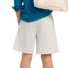 Short Blanc à Rayures Homme Selected Loose