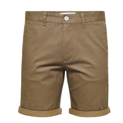 Short Marron Homme Selected Chino