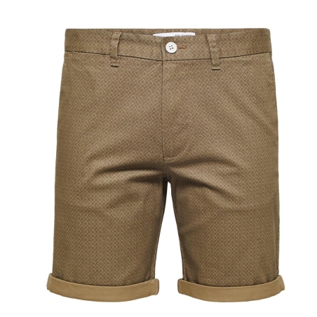 Short Marron Homme Selected Chino