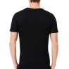 T-Shirt Noir Homme Lacoste d'intérieur slim fit