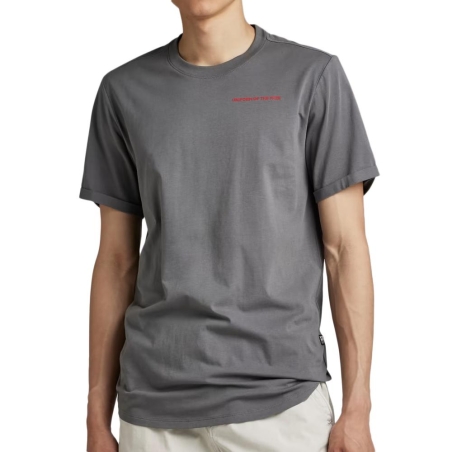 T-shirt Gris Homme G-Star Raw Lash Back