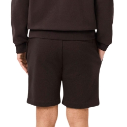 Short Marron Homme Lacoste Short Regular Fit En Molleton