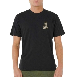 T-Shirt Noir Homme Rip Curl Vaporcool Search Stack