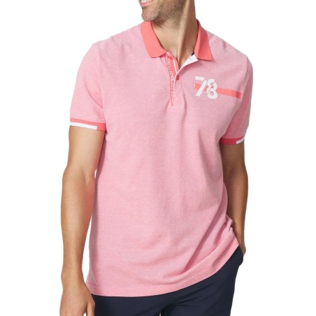 Polo Rose Homme TBS JERODPOL