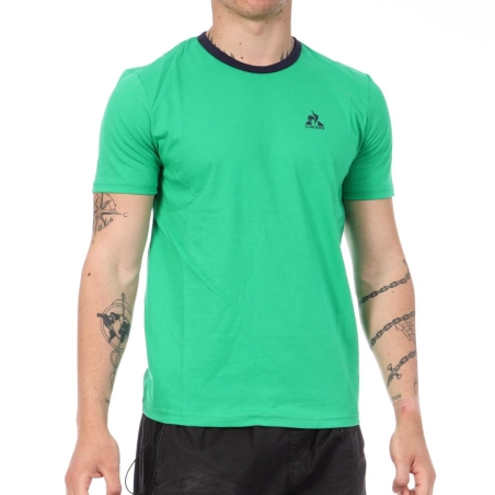 T-Shirt Vert Homme Le Coq Sportif Monochrome