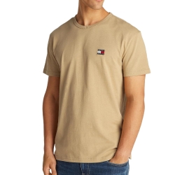 T-shirt Beige Homme Tommy Jeans Reg Badge