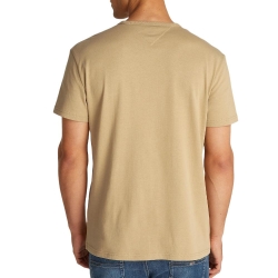 T-shirt Beige Homme Tommy Jeans Reg Badge