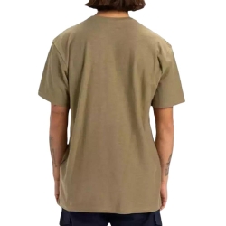 T-Shirt Kaki Homme Quiksilver Slub roundneck