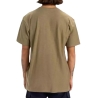 T-Shirt Kaki Homme Quiksilver Slub roundneck