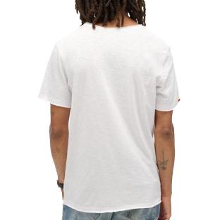 T-Shirt Blanc Homme Superdru Raw