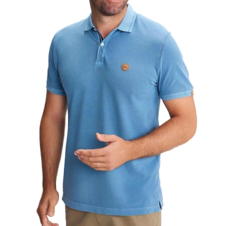 Polo Bleu Homme TBS Jairo