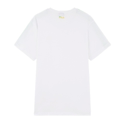 T-shirt Blanc/Vert Homme Fila Gaston