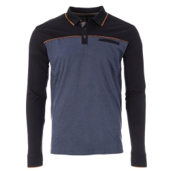 Polo Manches Longues Bleu Homme RMS26 91234