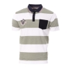 Polo Kaki/Blanc Homme Rugby TOWN
