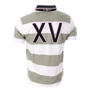 Polo Kaki/Blanc Homme Rugby TOWN