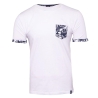 T-shirt Blanc/Marine Homme La Maison Blaggio Melzac