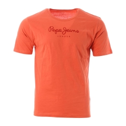 T-shirt Orange Homme Pepe jeans Eggo AQW