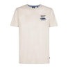 T-Shirt Blanc/Bleu Homme Petrol Industries Classic