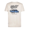T-Shirt Blanc/Bleu Homme Petrol Industries Classic