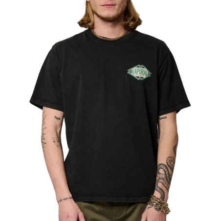 T-shirt Noir Homme Kaporal TITUS