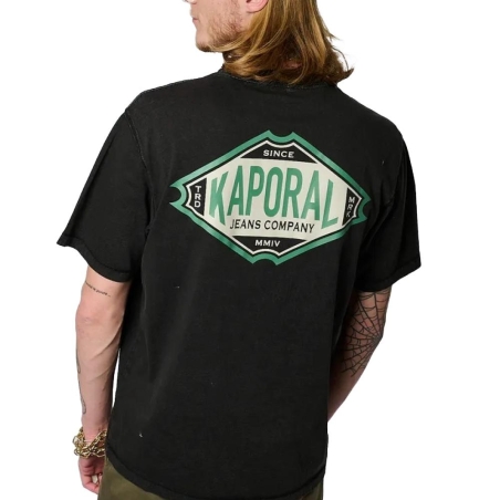 T-shirt Noir Homme Kaporal TITUS